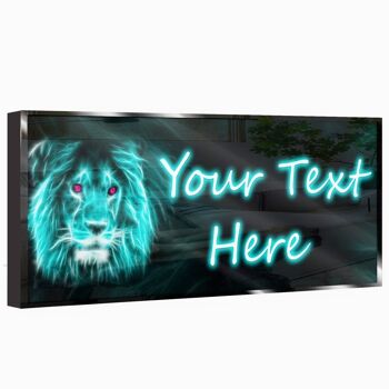 Enseigne Néon Lion Personnalisée 600mm X 250mm 3