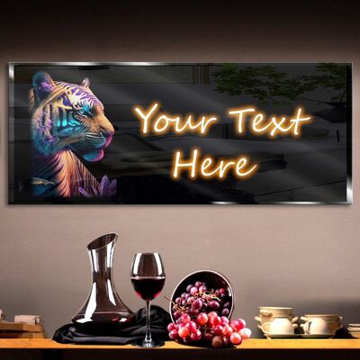Personalized Beautiful Tiger Neon Sign 600mm X 250mm
