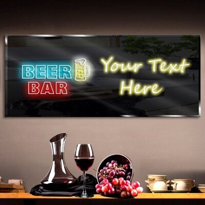 Personalized Beer Bar Neon Sign 600mm X 250mm