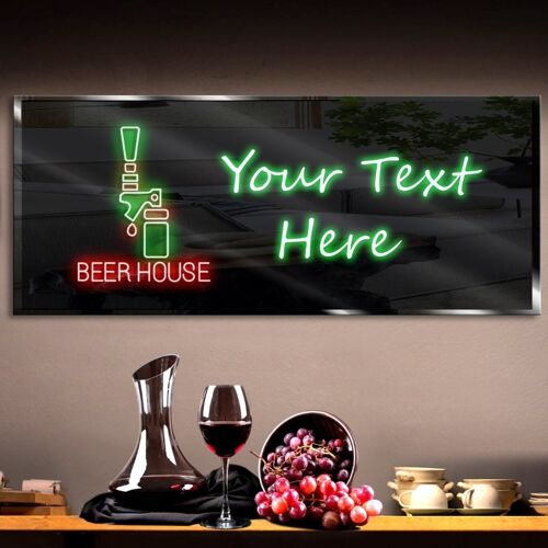 Personalized Beer House Neon Sign 600mm X 250mm