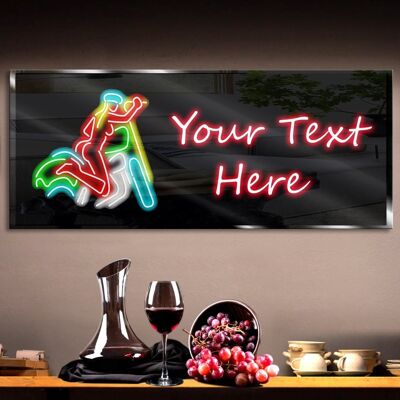 Personalized Biker Neon Sign 600mm X 250mm