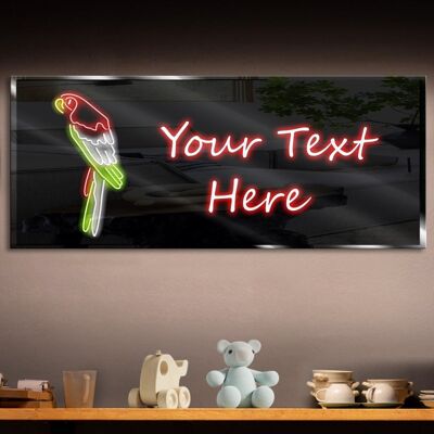 Personalized Bird 4 Neon Sign 600mm X 250mm