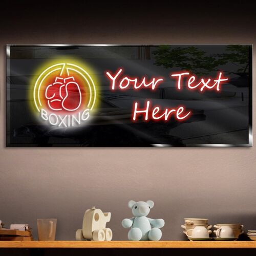 Personalized Boxing Neon Sign 600mm X 250mm