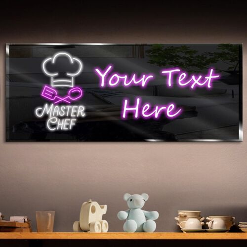 Personalized Chef 2 Neon Sign 600mm X 250mm