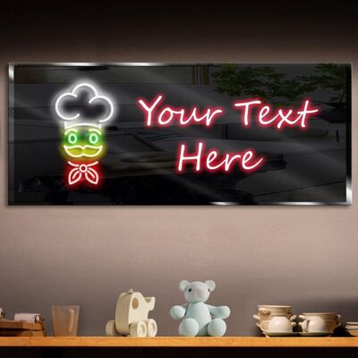 Personalized Chef Neon Sign 600mm X 250mm