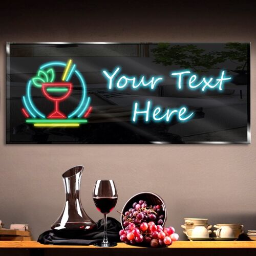 Personalized Tropical Paradise Neon Sign 600mm X 250mm