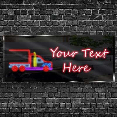 Personalized Truck Neon Sign 600mm X 250mm