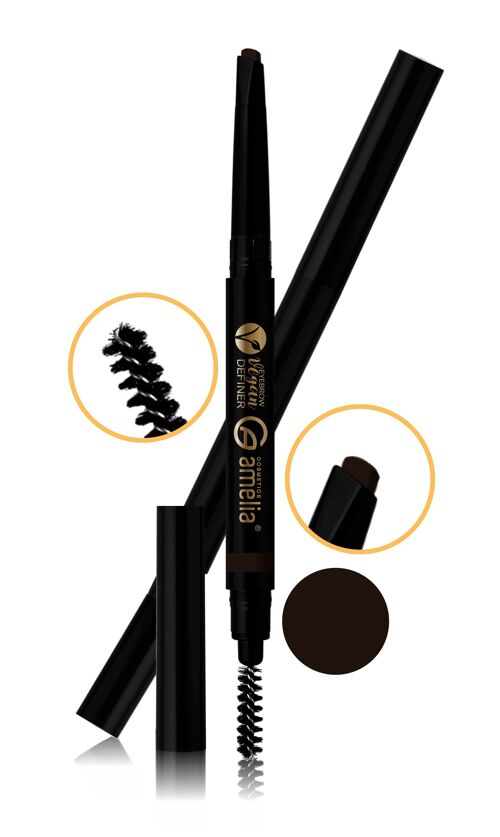 Vegan eyebrow pencil dark brown