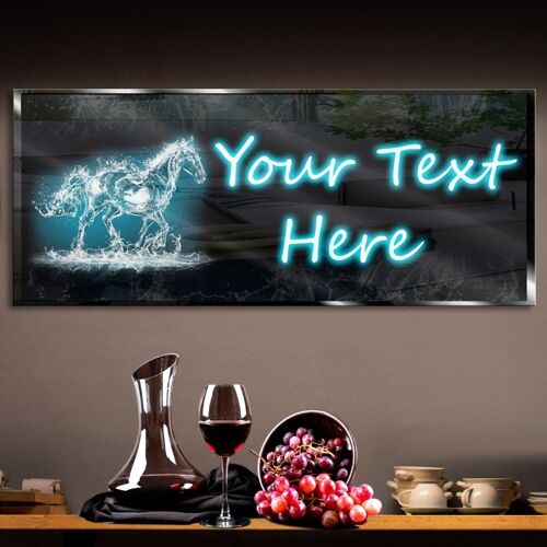 Personalized Water Horse Neon Sign 600mm X 250mm