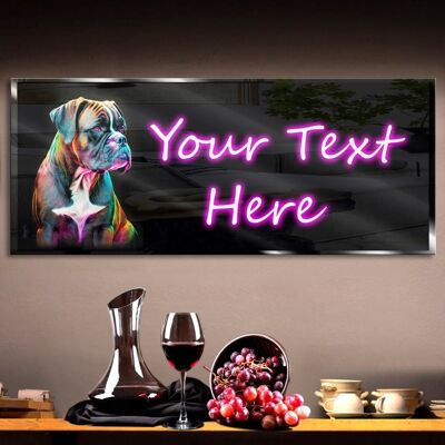 Personalized Colorful Dog Neon Sign 600mm X 250mm