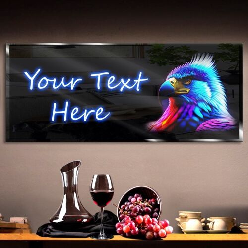 Personalized Colorful Eagle Neon Sign 600mm X 250mm