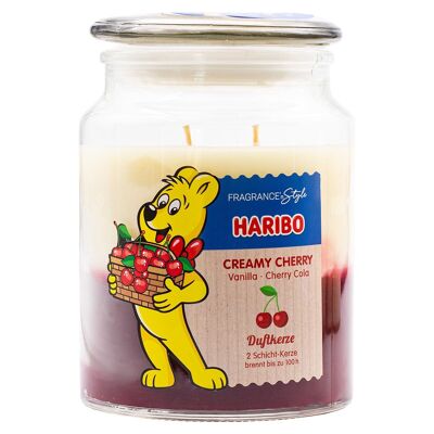 Bougie parfumée Haribo Cerise Crémeuse - 510g