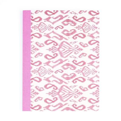 Pink Ethnic A4 stitched notebook