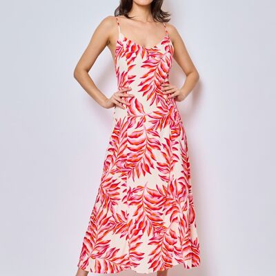 Long printed dress - 3036-2