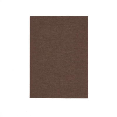 A5 stitched notebook Brown fabric