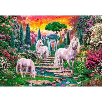 Puzzle 2000 pièces Licorne Garden Collection 2