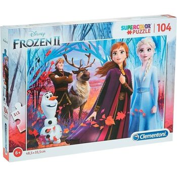 Puzzle 104 pièces La Reine des neiges 1