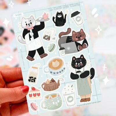 A6 Cat Academia Stickers - Planner stickers - Bullet Journal stickers – My  Sweet Paper Card