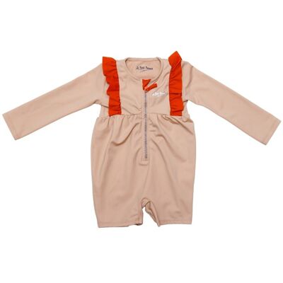 The Little Prince baby's anti-UV jumpsuit with ruffles