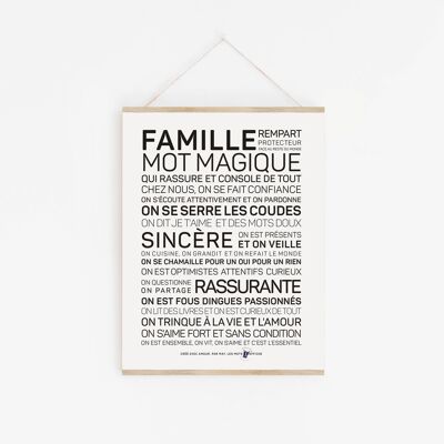 Family poster (A2, A3, A4, A5, mini)