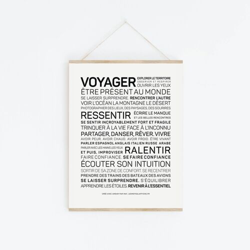Affiche Voyager (A2, A3, A4, A5, mini)