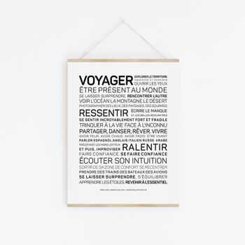 Affiche Voyager (A2, A3, A4, A5, mini) 1