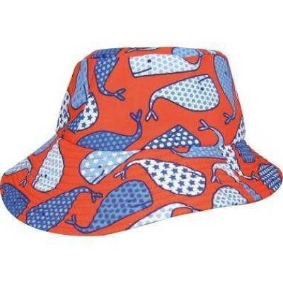 Red Balinou baby and child anti-uv hat