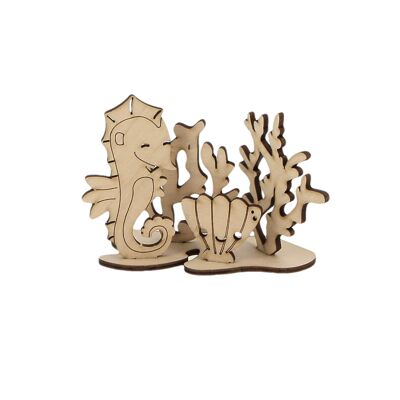 Little Hippocampus wooden contraptions
