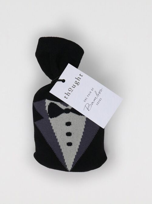 Frederik Tux Socks In A Bag - Black