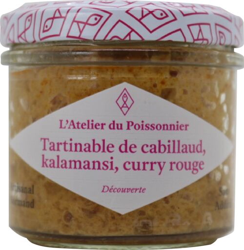 Tartinable Cabillaud Kalamansi Curry rouge