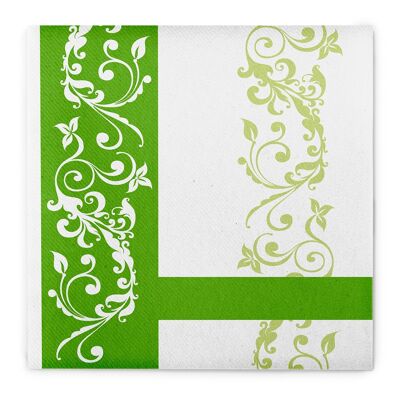 Servilleta boda en verde de Linclass® Airlaid 40 x 40 cm, 50 piezas
