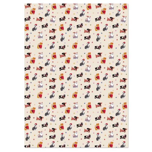 Christmas Dogs Wrapping Paper