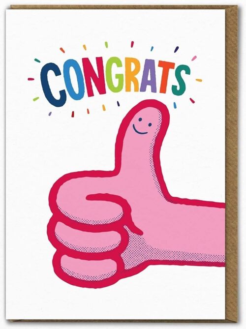 Funny Congratulations Card - Congrats By Ant Gardner
