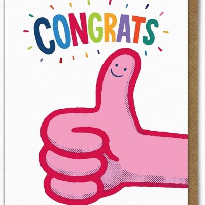 Funny Congratulations Card - Congrats By Ant Gardner