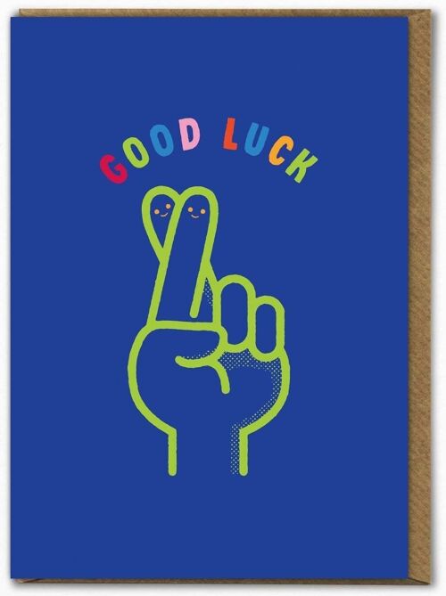 Funny Good Luck Card By Ant Gardner