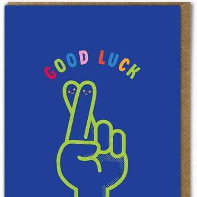 Funny Good Luck Card By Ant Gardner