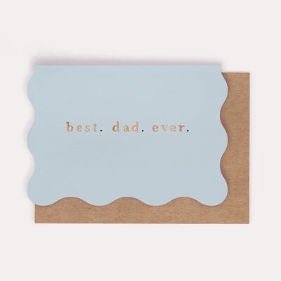 Karte „Bester Papa aller Zeiten“ | Papa Geburtstagskarte | Vatertagskarten | Geburtstagskarten für Männer