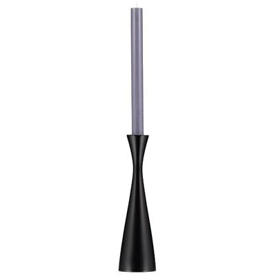 Tall Jet Black Candleholder