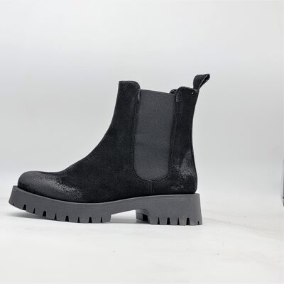 ART, 82 BLACK BOOTS HANDMADE IN ITALY REAL LEATHER AUTUMN WINTER 2023 2024