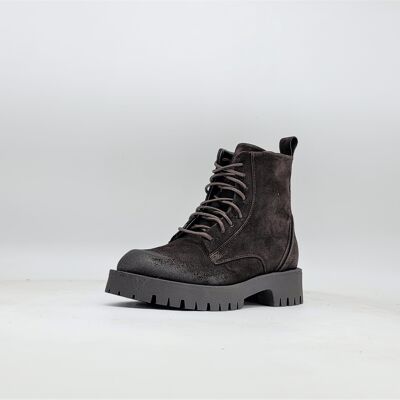 ART, 81 BROWN BOOTS HANDMADE IN ITALY REAL LEATHER AUTUMN WINTER 2023 2024