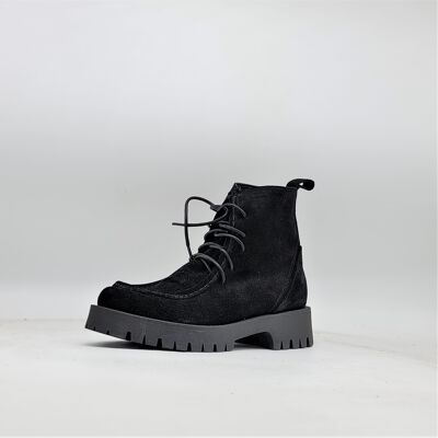 ART, 73 BLACK BOOTS HANDMADE IN ITALY REAL LEATHER AUTUMN WINTER 2023 2024