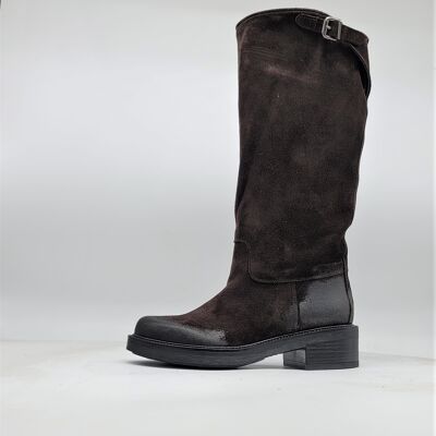 ART, 93 BROWN BOOTS HANDMADE IN ITALY REAL LEATHER AUTUMN WINTER 2023 2024
