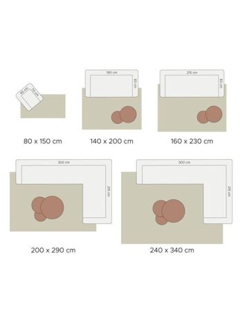 Vloerkleed Tino Beige 200 x 280 cm 5