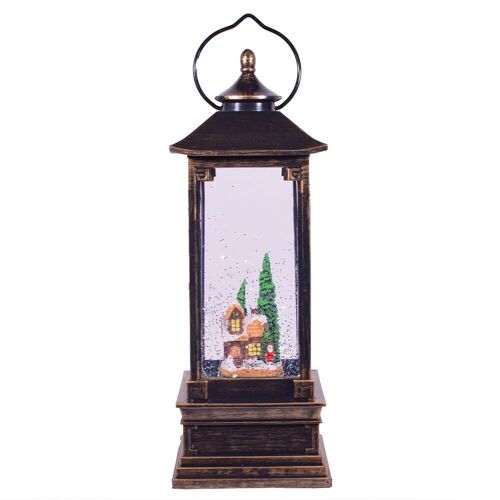 Christmas Lantern Music Box LED with Water Moving