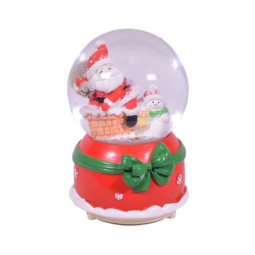 Christmas Snow Globe with Music Gliter Snow Ball