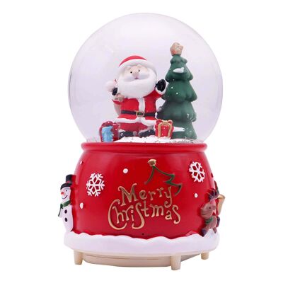 Christmas Snow Globe with Music Gliter Snow Ball