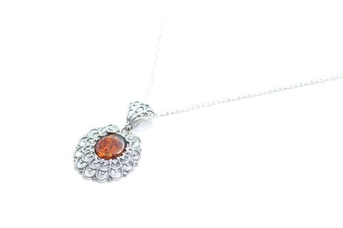 Ajoure Amber Pendant