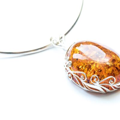 Statement Amber Necklace