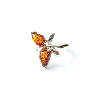 Anillo Midi Mariposa Ámbar