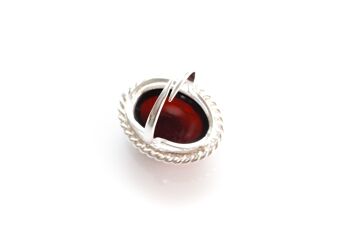 Bague Déclaration Quintessence Ambre Rouge Cerise 4